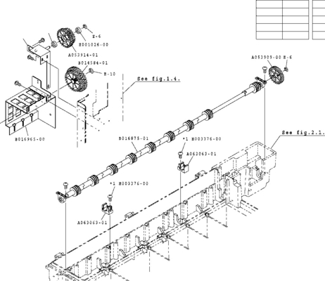 Noritsu QSS31 Minilabギヤのための改良された部品A053914-01 + B014584-01 + A093909 サプライヤー