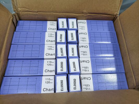 EL05060 チャート紙、0-1200℃、ファンフォールド＆ロールタイプ、チノー記録計用温度記録紙、テーブルプリンター用紙 サプライヤー