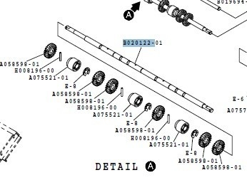B020122 01 B020122 Noritsu QSS3201 3202 Minilabの予備品のローラー サプライヤー