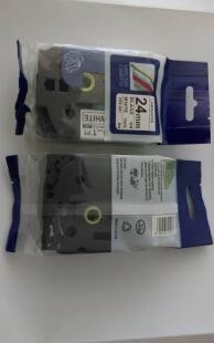 White TZ251 TZe251 TZeのPUTY 24mm Black 251 TZe-251 Label Brother Tapes Compatible For P-Touch Typewriter サプライヤー