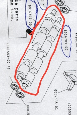 使用されるB016707 + B016709 Noritsu Minilabのローラー サプライヤー