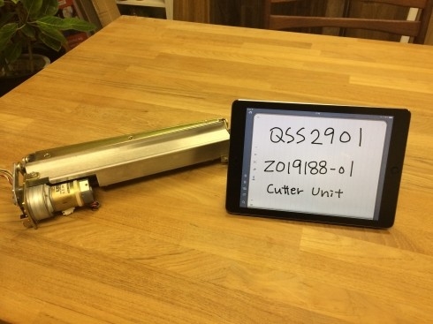 Noritsuのkoki QSS29シリーズMinilabの予備品のためのZ019188-01カッターの単位 サプライヤー