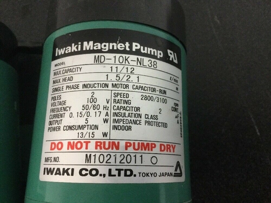 富士/Noritsu/Konica/Agfa/Kreonite Minilabの予備品のIwakiの再循環ポンプMD10k NL38 サプライヤー